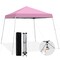 Costway 10x10ft Patio Outdoor Instant Pop-up Canopy Slanted Leg UPF50+ Sun Shelter
